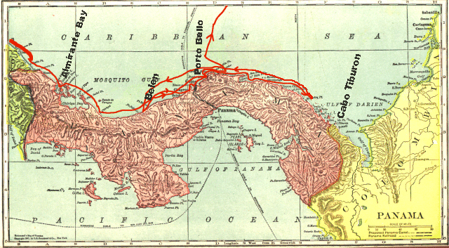 Christopher Columbus Map Voyage