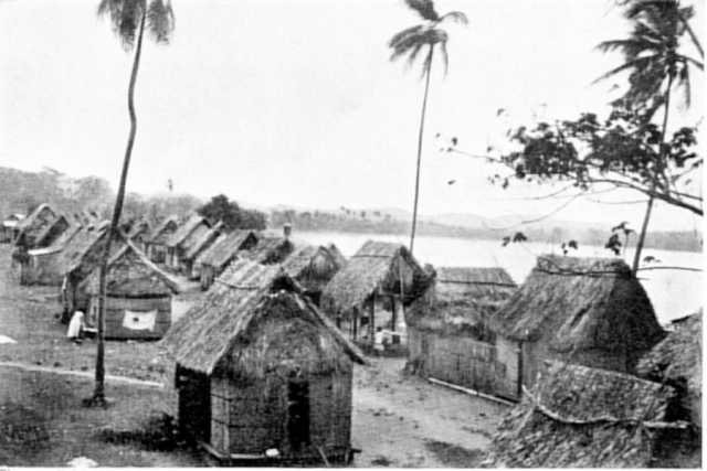 and eight westwards from the port called Nombre de Dios. Town of Nombre de Diós - 1909